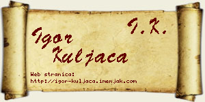 Igor Kuljača vizit kartica